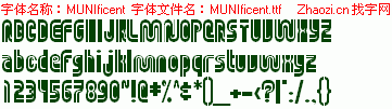 查看字体及作者详细介绍