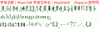 查看字体及作者详细介绍