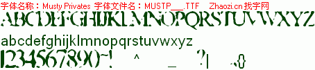查看字体及作者详细介绍