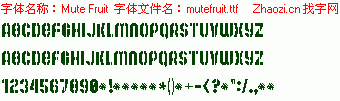 查看字体及作者详细介绍