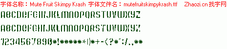 查看字体及作者详细介绍
