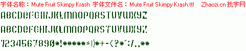查看字体及作者详细介绍