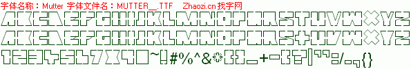 查看字体及作者详细介绍