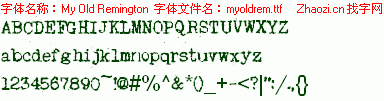 查看字体及作者详细介绍