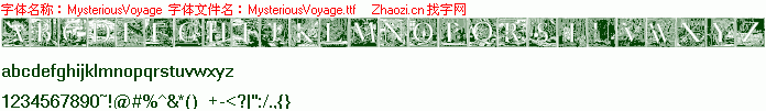 查看字体及作者详细介绍