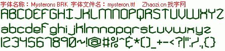 查看字体及作者详细介绍