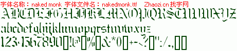 查看字体及作者详细介绍