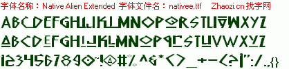 查看字体及作者详细介绍