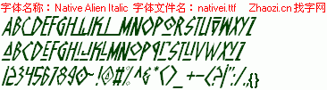 查看字体及作者详细介绍