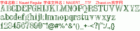 查看字体及作者详细介绍