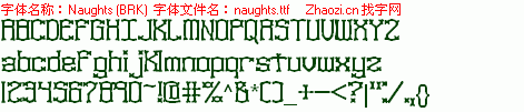 查看字体及作者详细介绍
