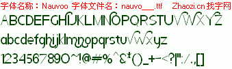 查看字体及作者详细介绍