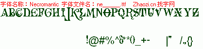 查看字体及作者详细介绍