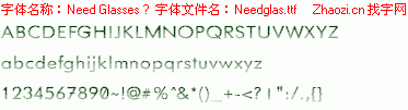 查看字体及作者详细介绍