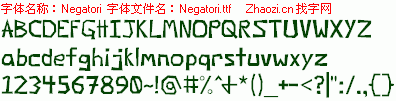 查看字体及作者详细介绍