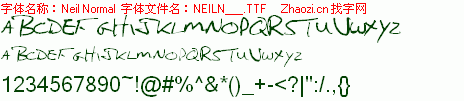 查看字体及作者详细介绍