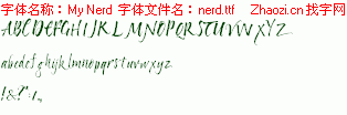 查看字体及作者详细介绍