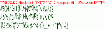查看字体及作者详细介绍