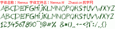 查看字体及作者详细介绍