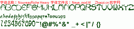 查看字体及作者详细介绍
