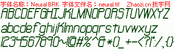 查看字体及作者详细介绍