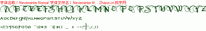 查看字体及作者详细介绍
