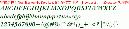 查看字体及作者详细介绍