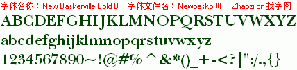 查看字体及作者详细介绍