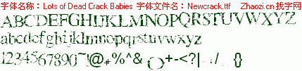 查看字体及作者详细介绍