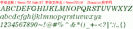 查看字体及作者详细介绍