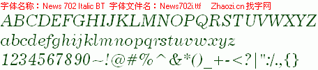 查看字体及作者详细介绍