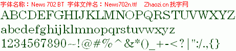 查看字体及作者详细介绍