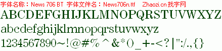 查看字体及作者详细介绍