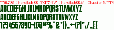 查看字体及作者详细介绍