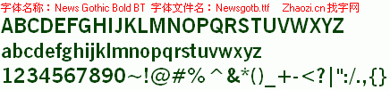 查看字体及作者详细介绍