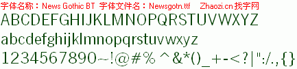 查看字体及作者详细介绍