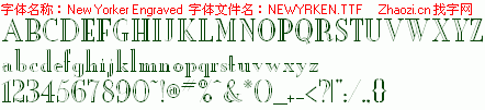 查看字体及作者详细介绍