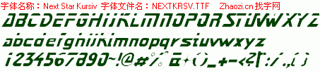 查看字体及作者详细介绍