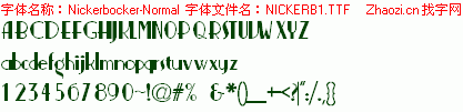 查看字体及作者详细介绍