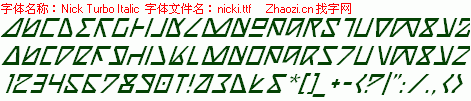 查看字体及作者详细介绍