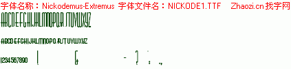 查看字体及作者详细介绍