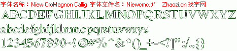 查看字体及作者详细介绍