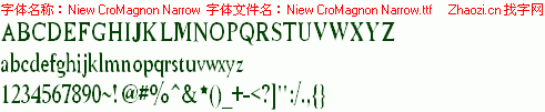 查看字体及作者详细介绍