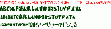 查看字体及作者详细介绍