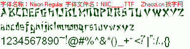 查看字体及作者详细介绍