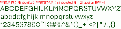 查看字体及作者详细介绍