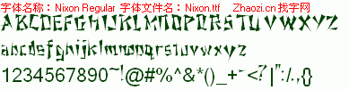 查看字体及作者详细介绍