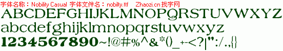 查看字体及作者详细介绍