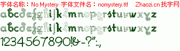 查看字体及作者详细介绍
