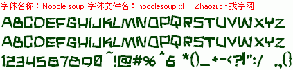 查看字体及作者详细介绍